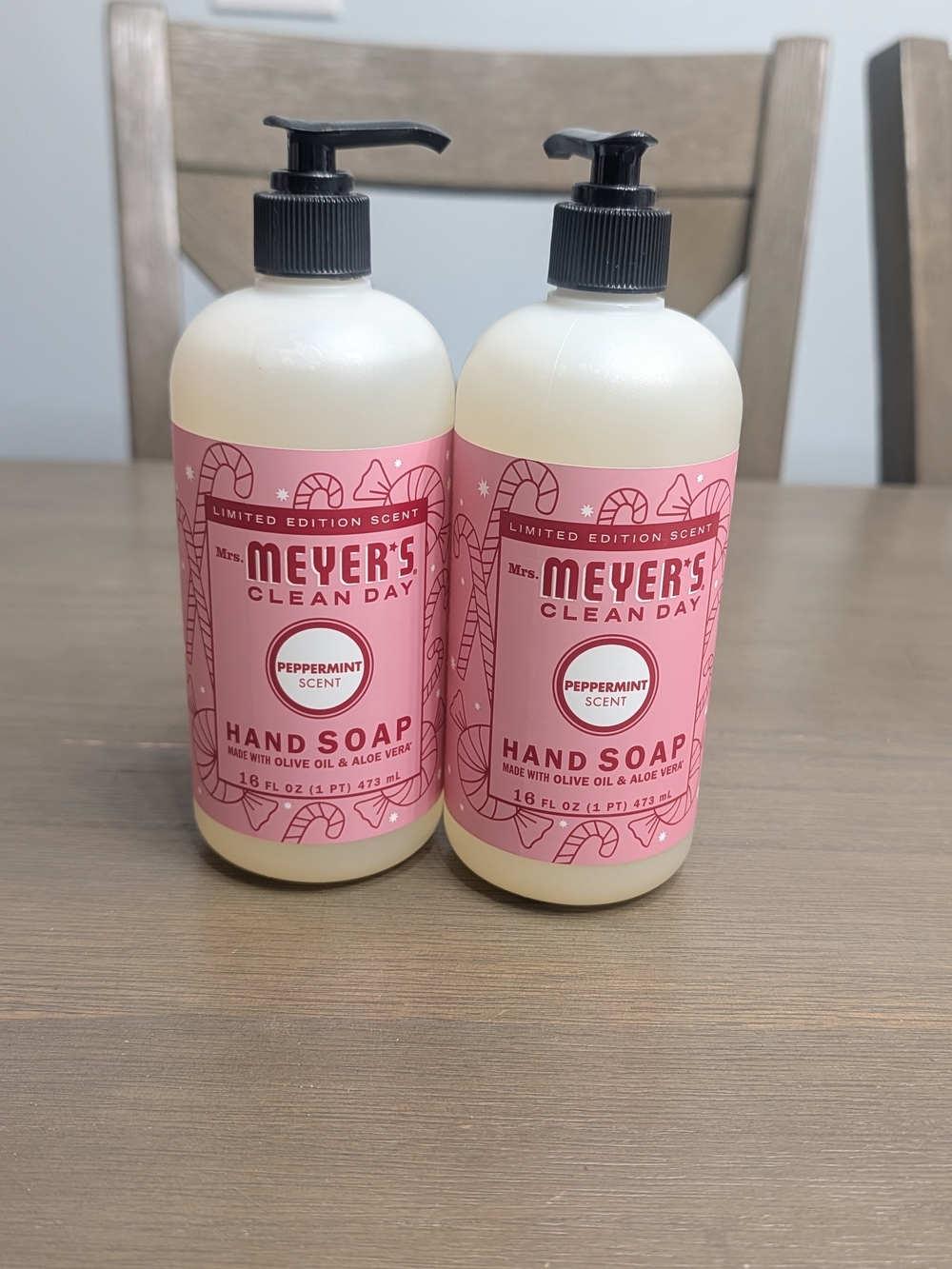 2 Pack Peppermint Hand Soap – Pink Mrs Meyers